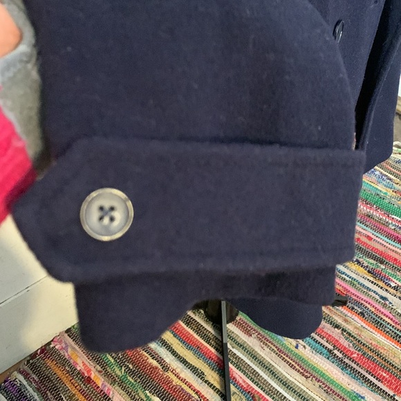 Vintage Jonathan Logan classic navy blue pea coat - Picture 7 of 14